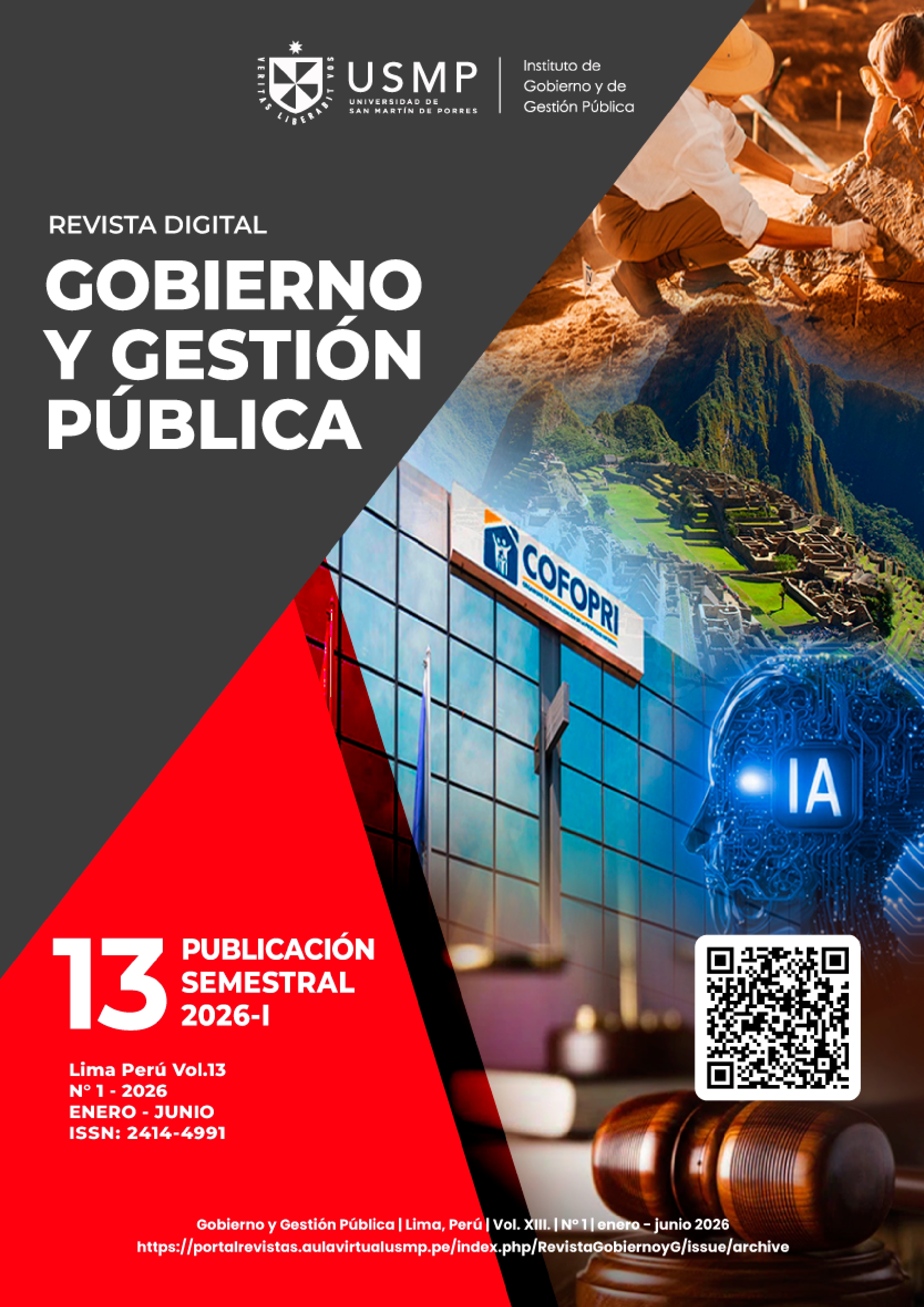 					View Vol. 13 No. 1 (2026): Revista Gobierno y Gestión Pública
				